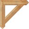 Ekena Millwork Traditional Arts & Crafts Rough Sawn Bracket, Western Red Cedar, 6"W x 36"D x 36"H BKT06X36X36TRA03RWR - alternate 2